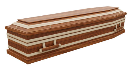 Isolated Coffin