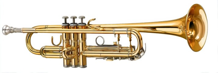 Trumpet Clipart: Melodic Sounds of a Cute Musician Playing a Musical Instrument