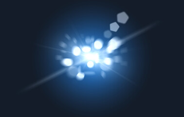 Lens flare background for design