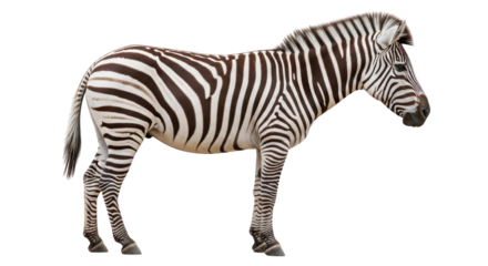 Isolated Zebra