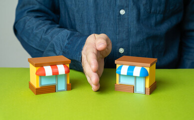 Stop aggressive business competition. Market regulation, antitrust laws, fair trade, monopoly...