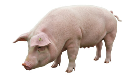 Isolated Pig