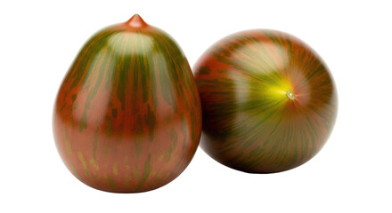 Isolated Two Zebra Tomatoes © Anna