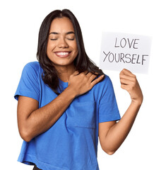 Young filipino woman  with 