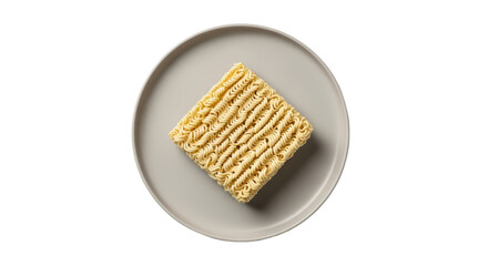 Isolated Square Instant Noodles