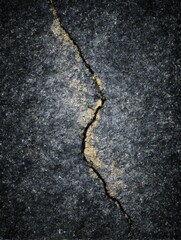 Obraz premium abstract cracked surface texture - Abstract Cracked Stone Texture with Golden Highlights, for artistic designs, modern textures, creative background overlays