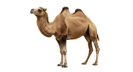 Isolated One Hump Camel Standing