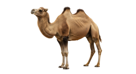 Isolated One Hump Camel Standing