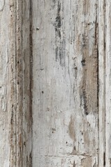 Obraz premium Textured Aged White Grey Wood Panel