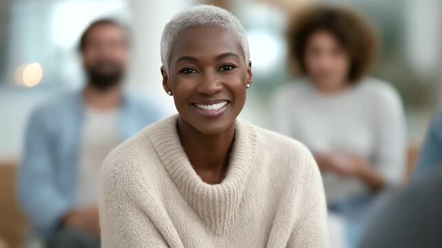 Diverse Group Therapy Circle Encouraging Open Sharing and Connection