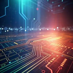 Fototapeta premium abstract technology background