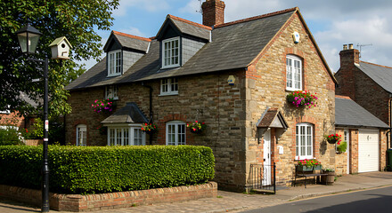 Fototapeta premium Premium real estate showcasing home style architecture