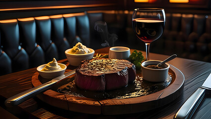 สเต๊กเนื้อย่าง