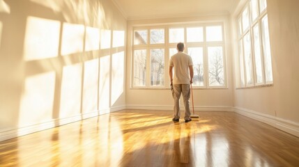 Sunlight on New Wood Floors.