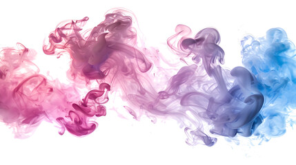 Smoke, tobacco smoke, rainbow colors, colorful clouds, smoke transparent picture, png