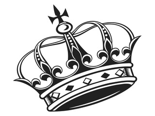 Fototapeta premium princess crown vector illustration