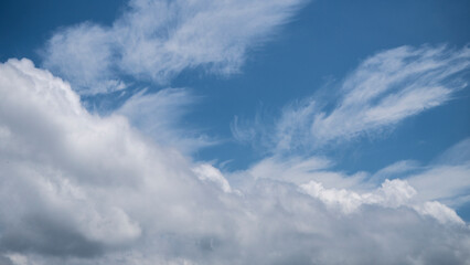 White clouds on a sunny afternoon 3