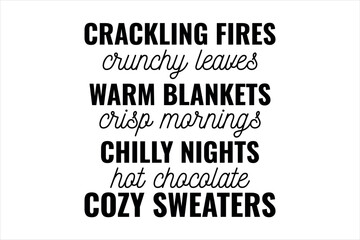 Cozy Autumn Season Quote Typography