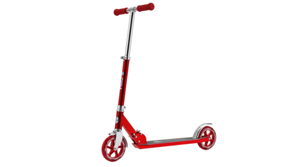 Isolated Red Scooter