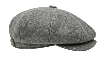 Isolated Tweed Flat Cap