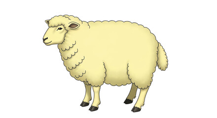 Isolated sheep