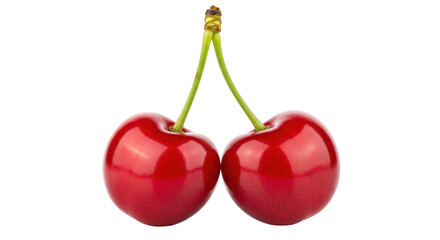 Isolated Cherries