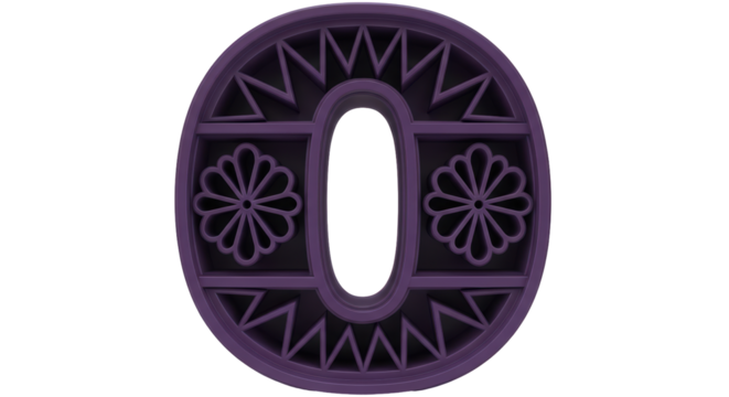 Isolated Letter O Cookie Cutter