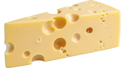 Isolated Wedge of Swiss Cheese with Holes