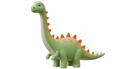 Isolated Brachiosaurus Toy