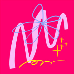 Abstract Floral Graphic Design Walpaper