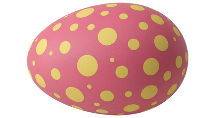 Isolated Easter Egg