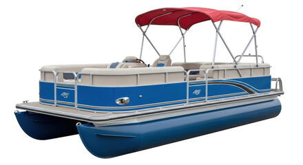 Isolated Pontoon Boat © Leon