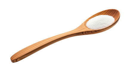 Isolated Wooden Spoon with Sugar