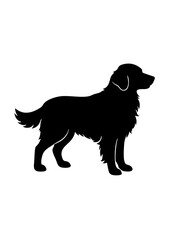 Golden Retriever Silhouette.ai