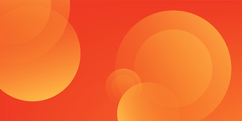 abstract orange circular background. Dynamic sound wave. Design element. Vector illustration