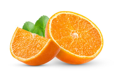 orange fruit isolated on transparent png ( Image from camera)