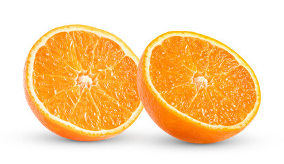 orange fruit isolated on transparent png ( Image from camera)