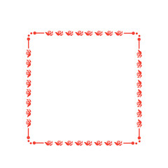 Obraz premium red rose frame