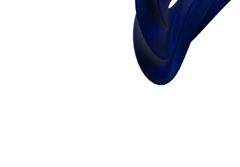 Abstract 3d blue element spins wave color illustration design background png render curve line	