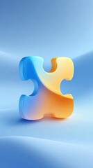 Abstract 3D Puzzle Design