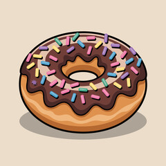 donut with sprinkles