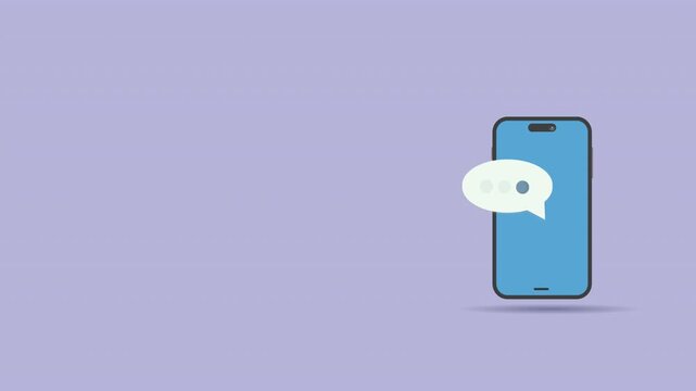Phone notifications. Smartphone with new notice vector illustration on isolated background. Reminder message, sign business concept.love message
