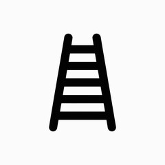 ladder isolated on white