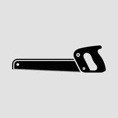 vector illustration of a saw