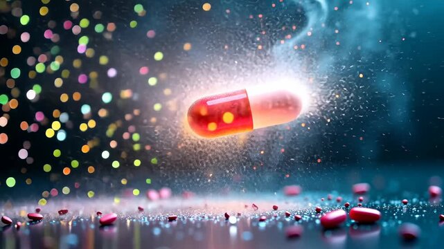 Painkiller, effective relief, opioid alternative. Health management. Capsules disintegrate upon ingestion. Medicine absorption improves recovery. Dosage regulation enhances treatment efficiency.