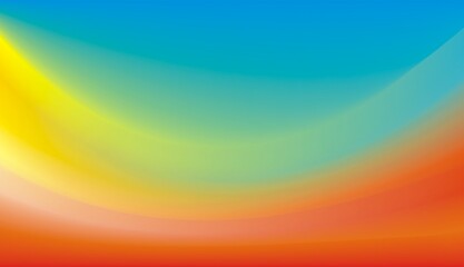 Abstract Gradient Blend of Yellow, Orange, and Green Hues – Vibrant Color Flow Background