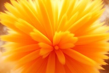 ** Abstract Orange Burst