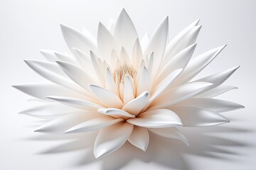 Fototapeta premium Elegant White Lotus Flower