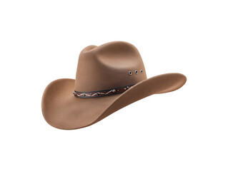 A cowboy hat floating in the air

