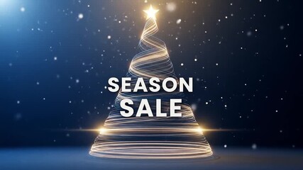 Season sale christmas tree winter snow celebration - Powered by Adobe